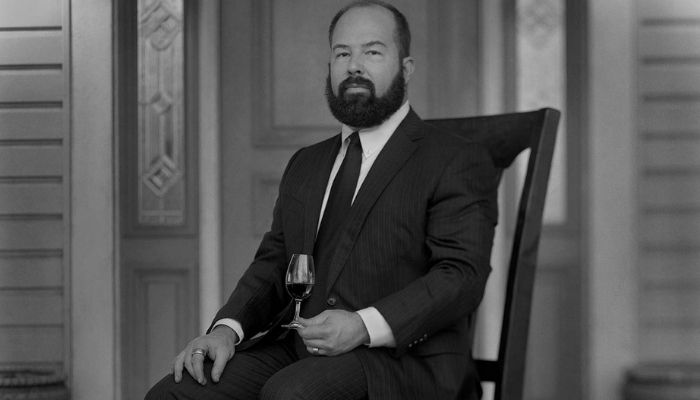 Mr. Tate enjoying his dram Mr. Tate enjoying his dram